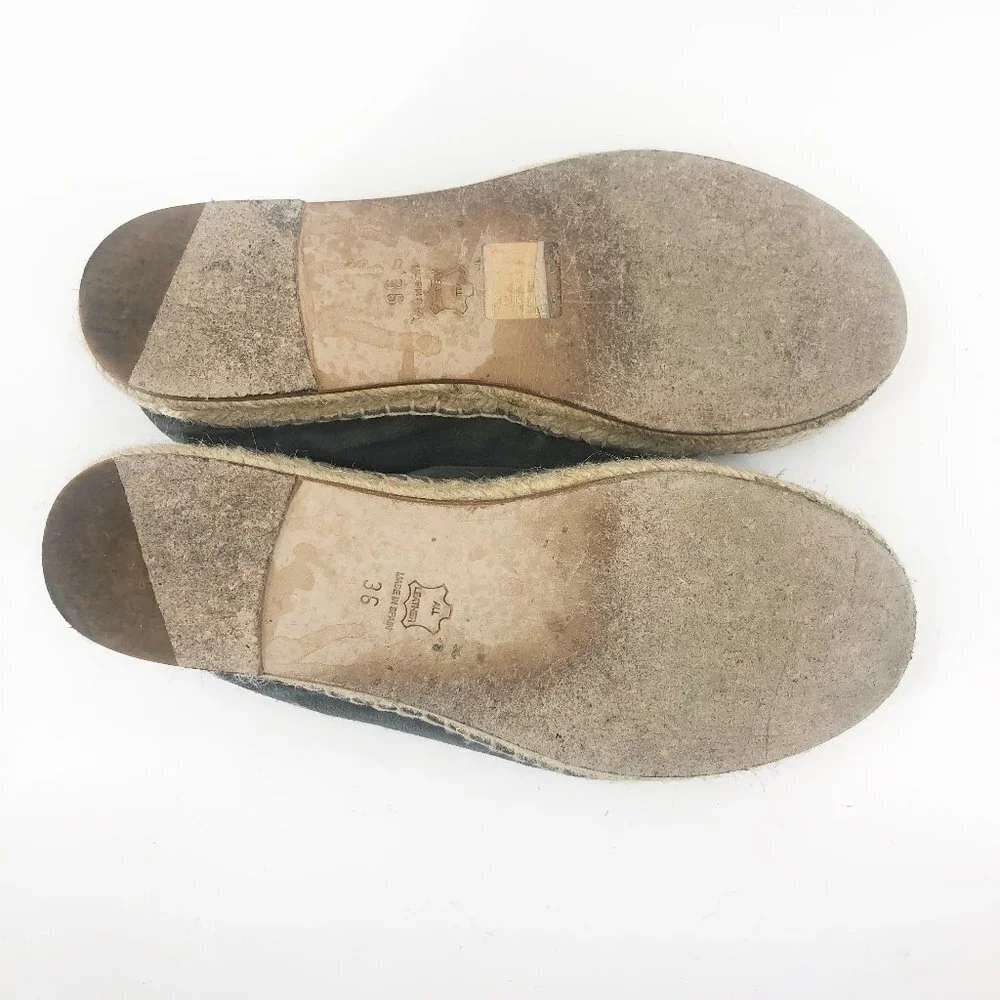 ✅ Élyse Walker LA Espadrilles GREY SIZE 36‎